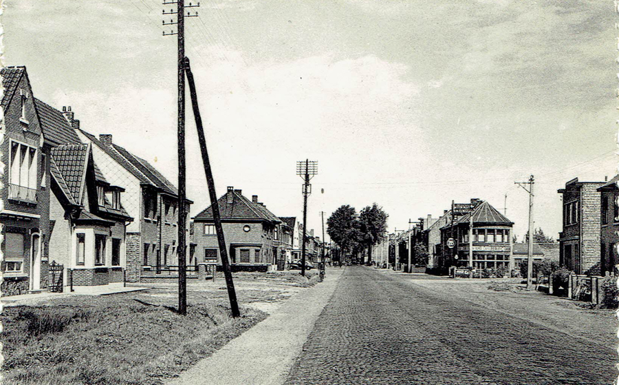 Een beeld van de Dendermondebaan begin vijftiger jaren